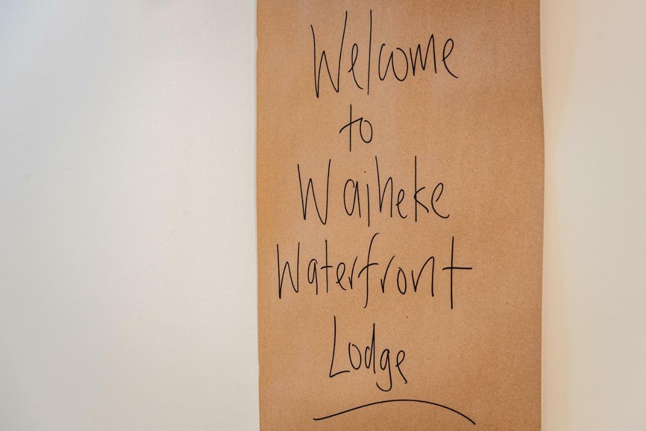 Waiheke Waterfront Lodge Oneroa Экстерьер фото